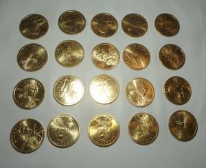 Lot of 20 Sacagawea Dollars - 2002 D