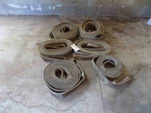lot 14 image: 7- 3 Lifttow straps all with hoop ends
