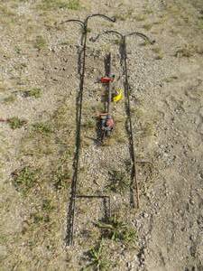 lot 153 image: 2 Sheep hooks Craftsman pipe clamp