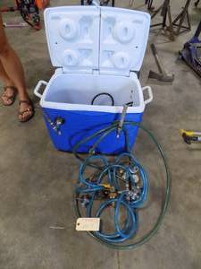 lot 217 image: Tap Beer Setup with Cold plate & regulators