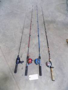 lot 247 image: 4 Rods & Reels
