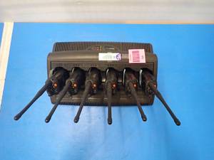 Motorola XTS-3000 Walkie Talkie Set with Impres&nbspWPLN4108AR Adaptive Charger  charging station has main power cable