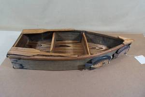 lot 187 image: Row Boat Wall Shelf