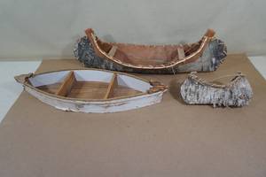 lot 189 image: Birch Bark Canoes