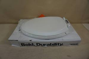 lot 6 image: NEW Kohler French Curve Toilet Seat