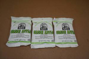 lot 31 image: Claeys Old Fashion Green Apple Hard Candies