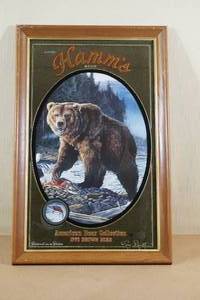 lot 78 image: Hamms Beer American Bear Collection Collector Mirror -1993 Brown Bear