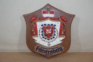lot 84 image: Vintage Furstenberg German Beer Sign