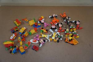 lot 103 image: Vintage Tootsie Toys Cars and Mickey Mouse Figures