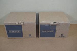 lot 120 image: Schlage Hall and Closet Door Handle Sets