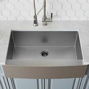 lot 3 image: Akdy KS0310 Farmhouse Kitchen Sink - Stainless