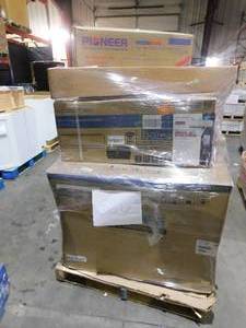 lot 7 image: PALLET LOT OF MINI SPLITS UNITS & PARTS