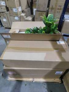 lot 22 image: (36) 24 Artificial Olive Bush Tree in Pot  - Threshold designed with Studio McGee