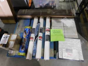 lot 42 image: TILE - UNDERLAYMENT ASSORTED LOT.