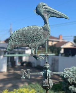 lot 23 image: Wonderful Pelican Weather Vane