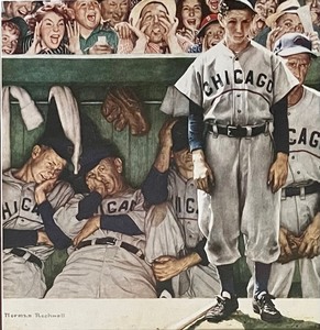 lot 125 image: Framed Print by Norman Rockwell