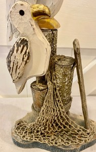 lot 82 image: Pretty Perching Pelican Decor