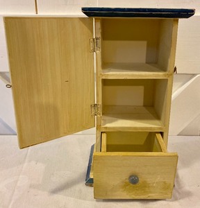 lot 81 image: Petite Nautical Cabinet