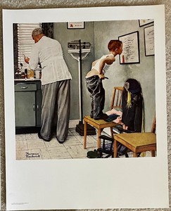 lot 135 image: 3 Norman Rockwell Unframed Prints