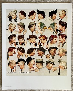 lot 136 image: 3 Unframed Prints by Norman Rockwell