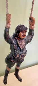 lot 155 image: Up Up and Away Fun Decorative Parachuter Figurine
