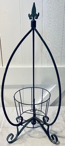 lot 188 image: 2 Metal Planter Stands