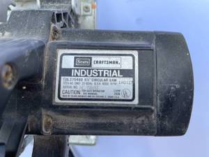 lot 247 image: Craftsman Industrial 5.5 Inch Circular Saw Model Number 135.275400