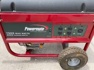 lot 261 image: Powermate 12 Horsepower Portable Generator