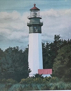 lot 349 image: Grays Harbor Lighthouse Numbered Print by Carol Thompson