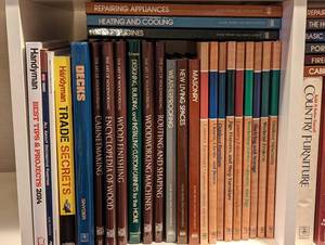 lot 93 image: Assorted Carpentry and Home Repair Books