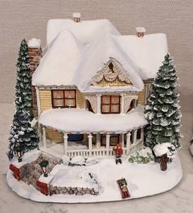 lot 191 image: Two Thomas Kinkades Hawthorn Christmas Villages