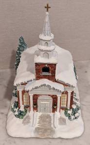 lot 199 image: Pair of Norman Rockwell Hawthorn Christmas Villages