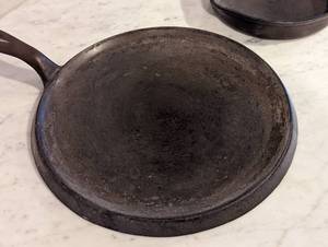 lot 206 image: Pair of Cast Iron Pans