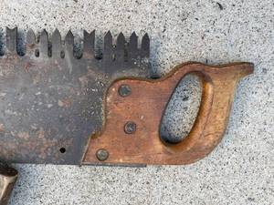 lot 285 image: Two Vintage Wooden Saws