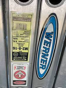 lot 288 image: Werner Job Master Folding Ladder Model M2-8-16