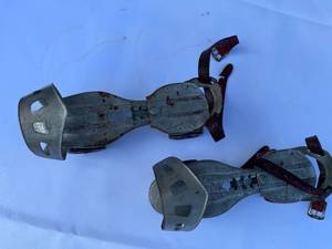 lot 304 image: Vintage Sears Roller Skates With Metal Wheels