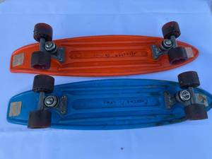 lot 306 image: 2 1970s Skateboards