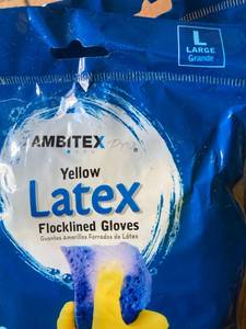 Flocklined Latex Gloves