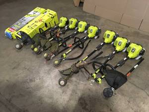 lot 4 image: Mix Lot of Ryobi Trimmers - Various Models and Conditions - Review all pictures