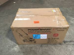 lot 14 image: PowerSmart 20 in. 3-in-1 170 cc Gas Walk Behind Self Propelled Lawn Mower - Open Box - Review all pictures
