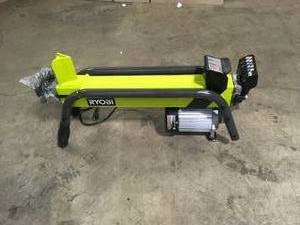 lot 18 image: Ryobi 5-Ton 15 Amp Electric Log Splitter - Customer Returns - Review all pictures