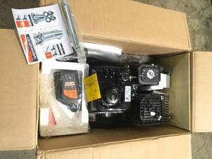 lot 31 image: YARDMAX 2500 lb. Compaction Force Plate Compactor 6.5HP196cc - Review all pictures