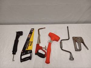 ASSORTED TOOLS AND STAPLE GUNS