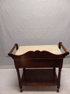 ANTIQUE MARBLE WASHSTAND
