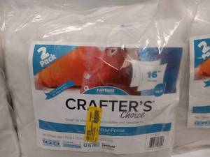 (4) 2 PACK CRAFTERS CHOICE PILLOWS