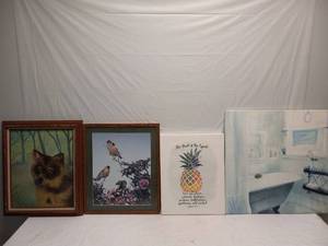 4 PAINTINGS