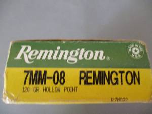 lot 14 image: Remington 7MM - 08 Cartridges