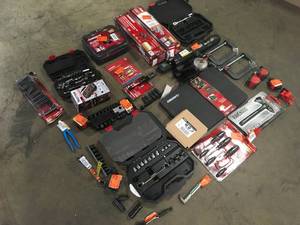 Mix Lot of Husky Hand Tools and Mechanic Tool Sets, Customer Returns May Contain Missing Pcs - Review all pictures