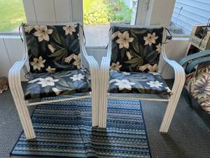 lot 62 image: Pair of Patio Chairs