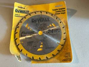 lot 98 image: New DeWalt 7 14 Framing Blade